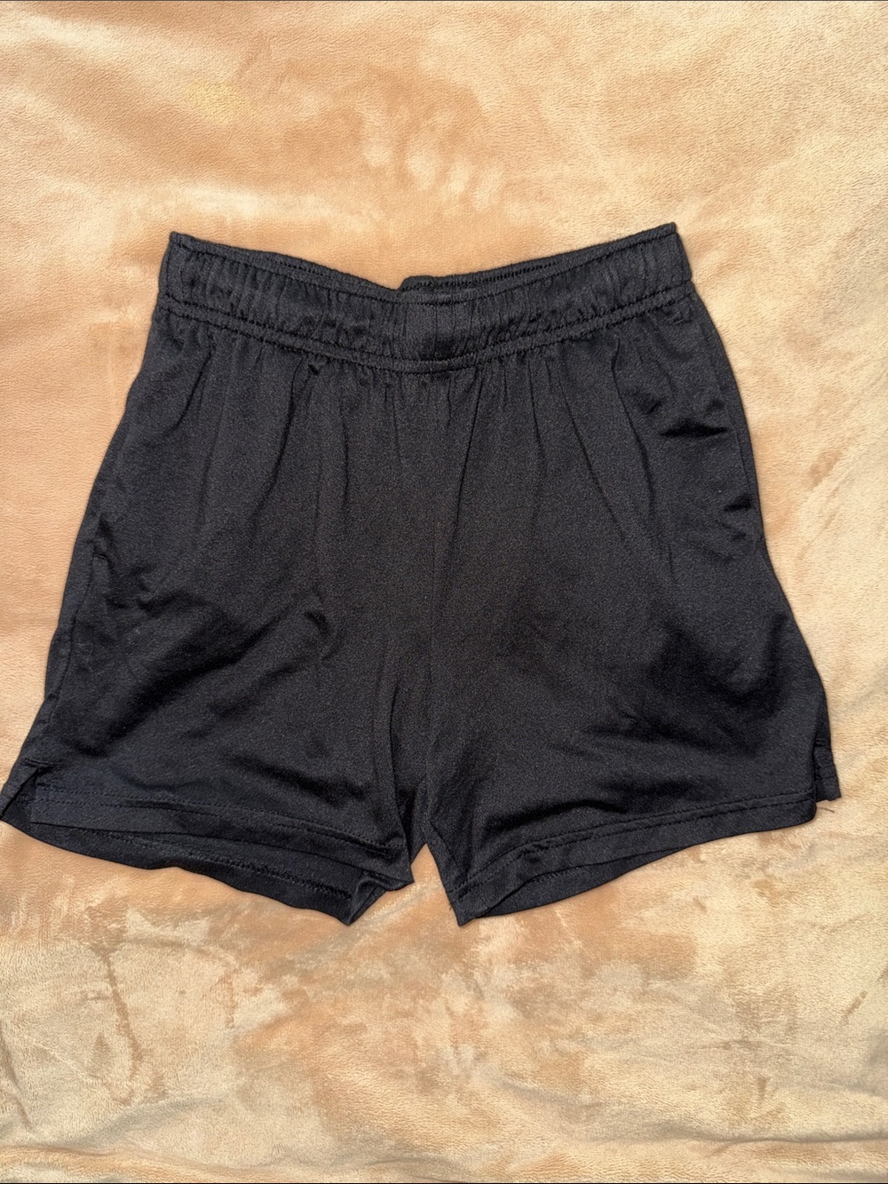 Kid’s Black Athletic Shorts - S